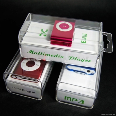 LJ-02 MP3水晶盒 来自广东的塑料包装精品，重塑自助贸易时代的包装美学